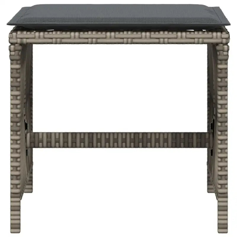 Tuinkrukken met poly rattan voor een comfortabele zitervaring - Tuinpoefs