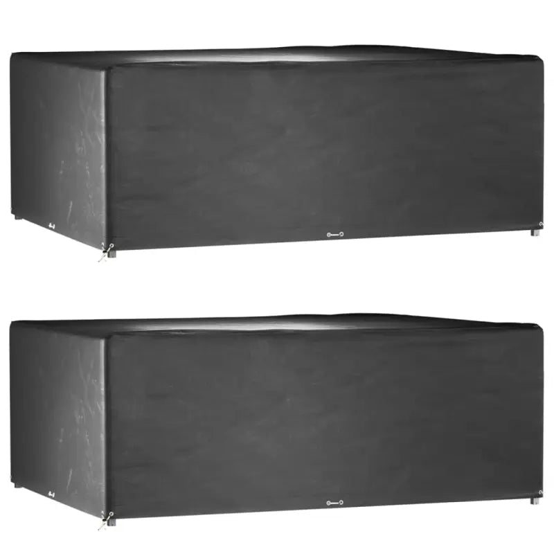 Tuinmeubelhoes voor 8-persoons rattan tuinsets met levering bevat - 278 x 204 x 105 cm / 2 - Tuinmeubelhoezen