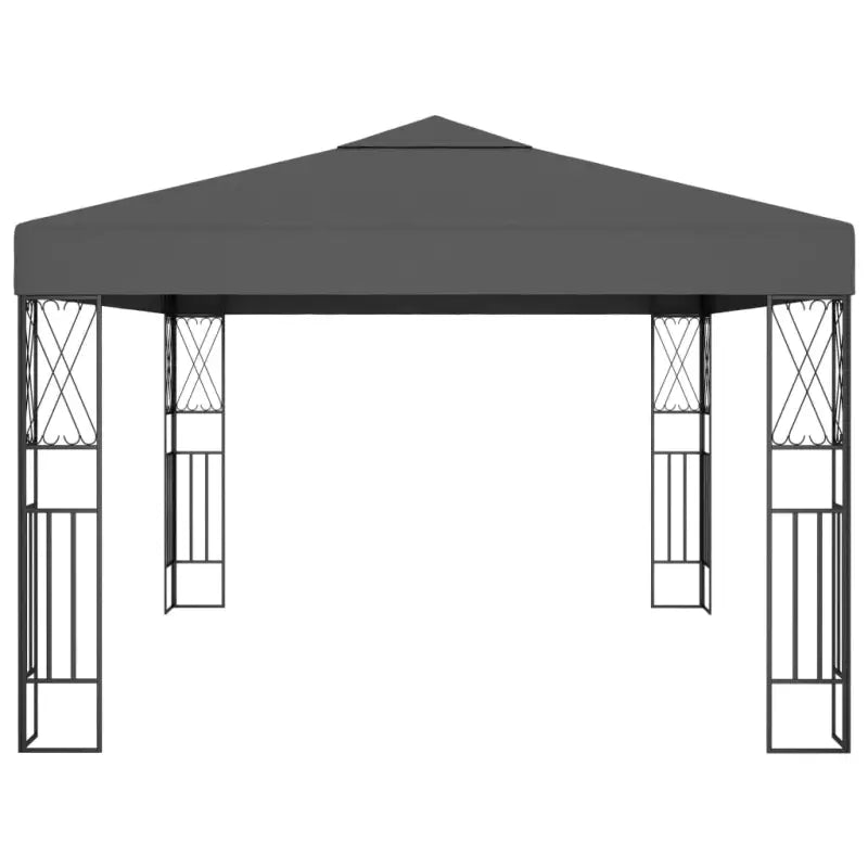 Tuinpaviljoen met decoratieve kruisvormige details voor stijl en schaduw - Partytenten & prieëlen