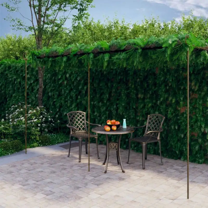 Tuinpergola van smeedijzer voor rozen en klimplanten - 6 x 3 x 2,5 m / 1 - Tuinbogen latwerk & pergola’s
