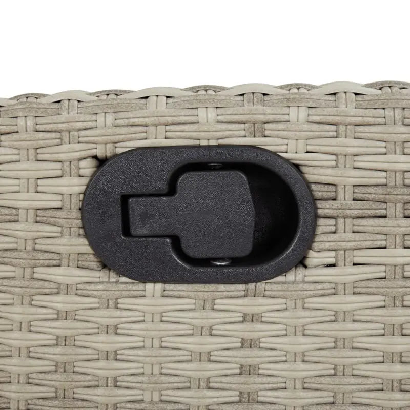 Tuinset met poly rattan en gemakkelijk schoon gehard glas - Tuinsets