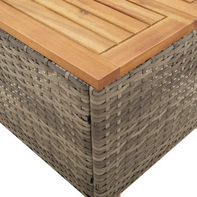 Tuinset met poly rattan en natuurlijke afwerking voor comfortabele zitervaring - Tuinsets