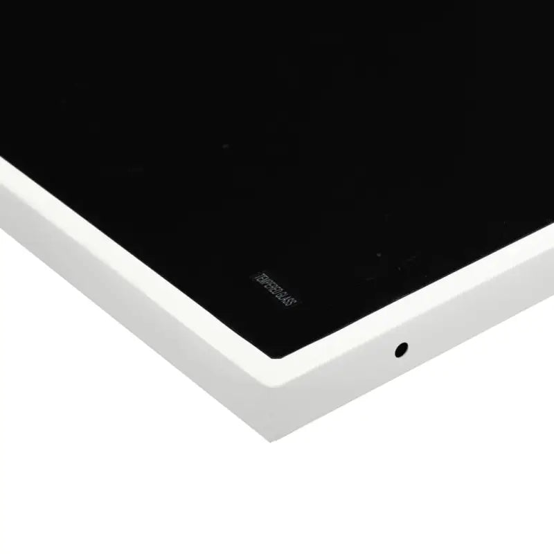 Tuinset met wasbare hoes en gehard glas in wit materiaal - Tuinsets