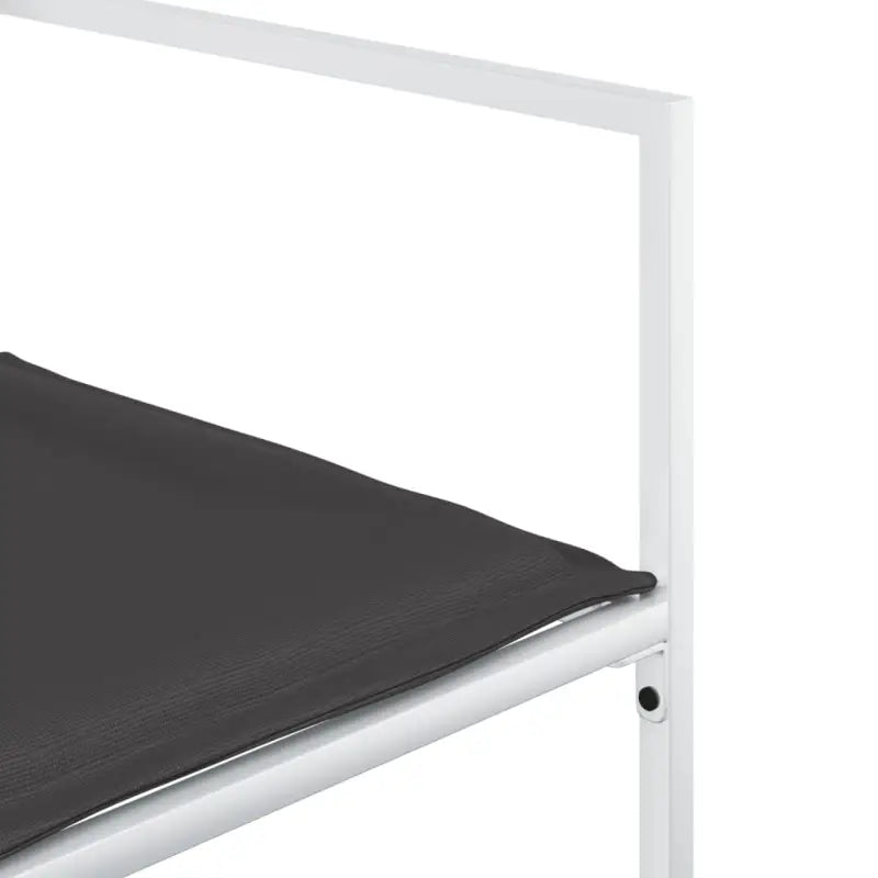 Tuinset met wit materiaal en gepoedercoat staal voor buitenplezier - Tuinsets