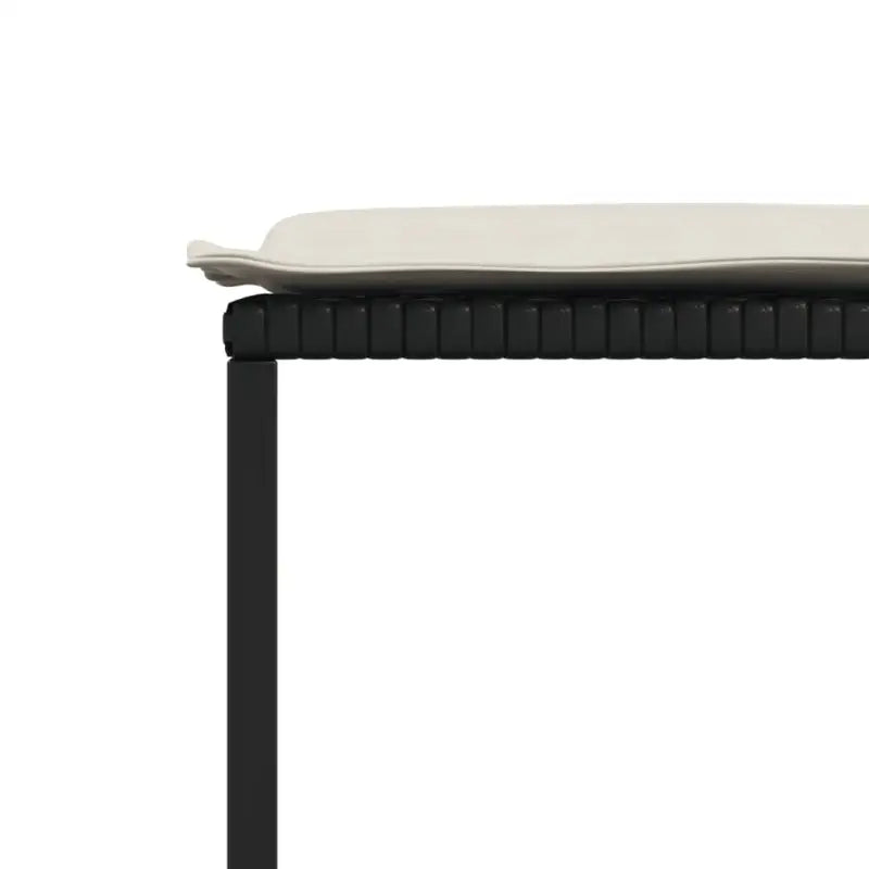 Tuinset met zwart materiaal en gepoedercoat staal voor buitenplezier - Tuinsets