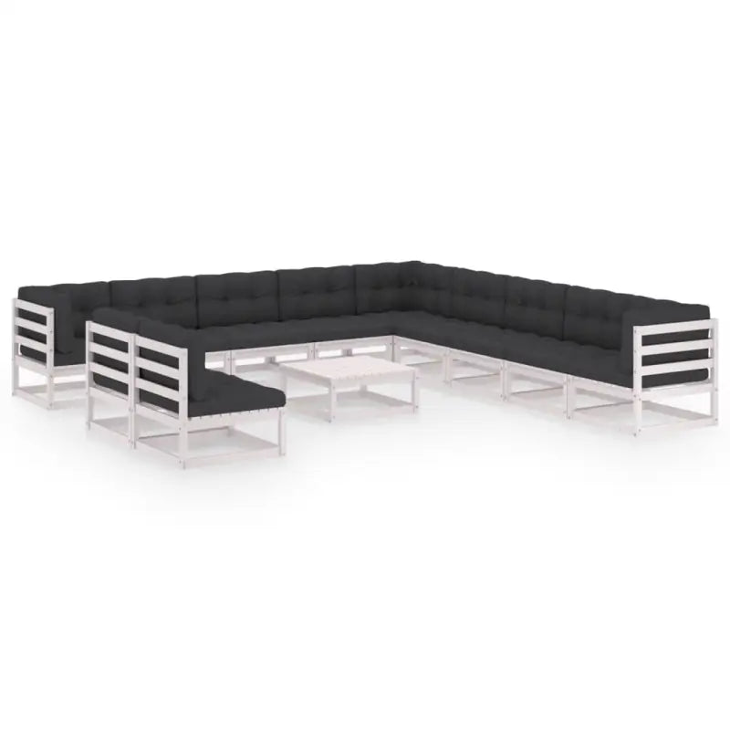 Tuinset van massief grenenhout voor comfortabel buiten genieten - Tuinsets