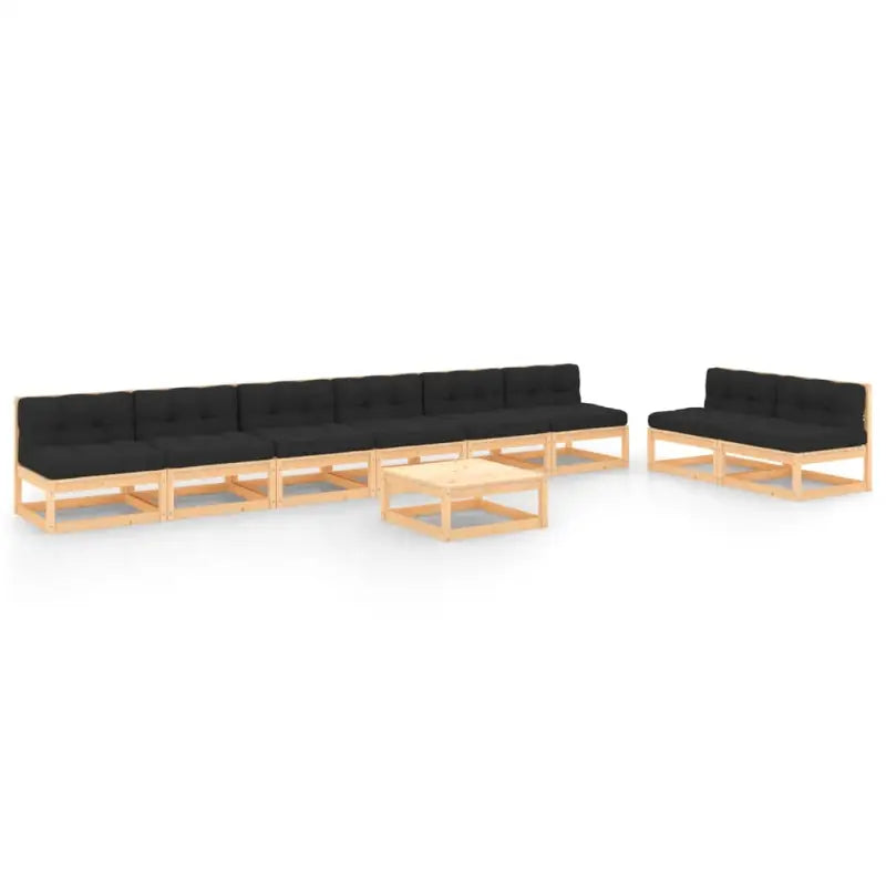 Tuinset van massief grenenhout voor ontspanning en samenzijn - Tuinsets