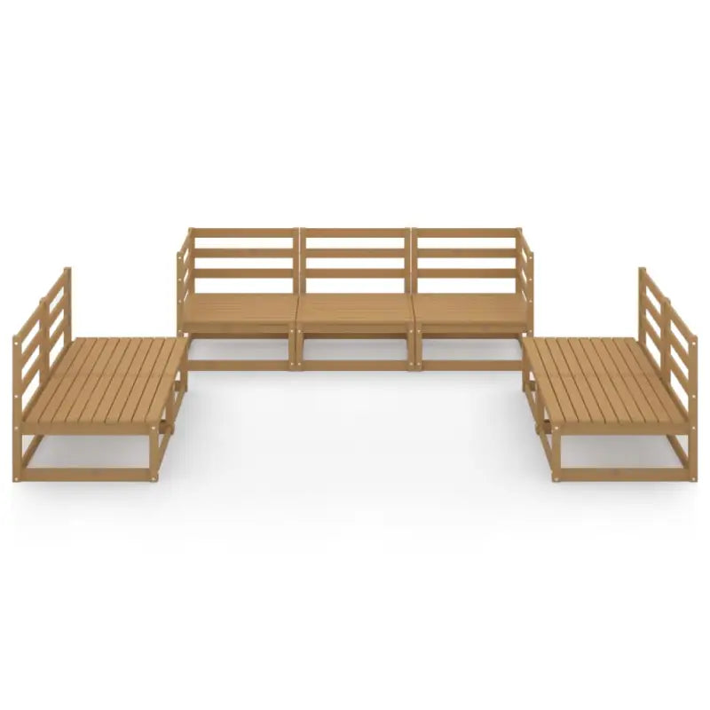 Tuinset van massief grenenhout voor ontspanning en samenzijn - Tuinsets