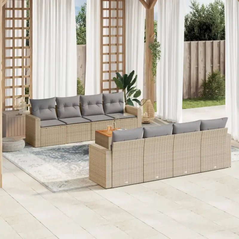 Tuinsets in gemengd beige met waterdichte tas voor buiten ontspanning - Tuinsets
