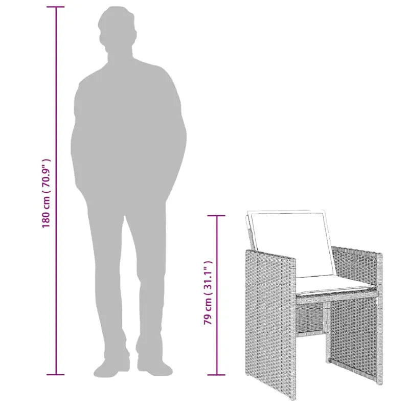 Tuinstoelen met poly rattan voor een comfortabele zitervaring - Tuinstoelen