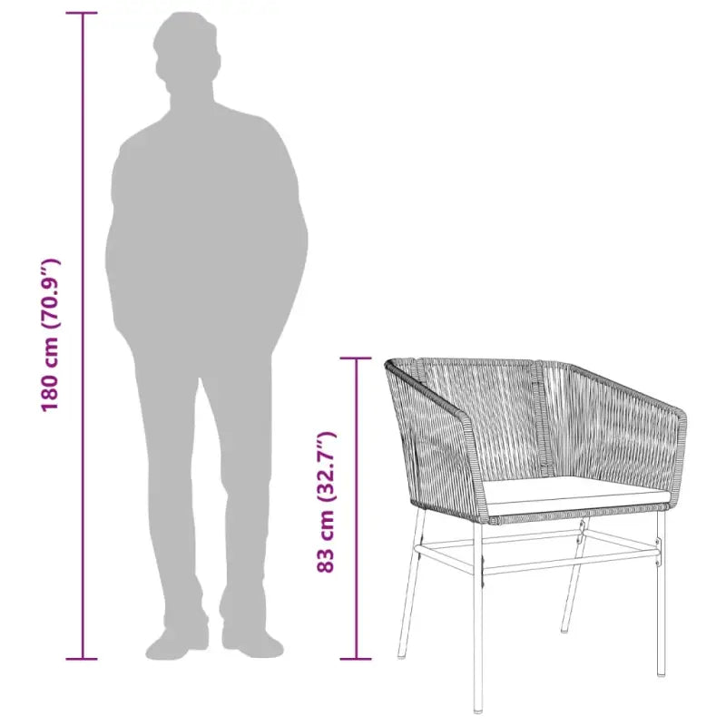 Tuinstoelen met poly rattan voor een comfortabele zitervaring - Tuinstoelen
