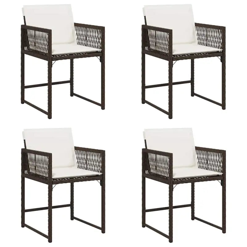 Tuinstoelen met poly rattan voor een comfortabele zitervaring met wasbare hoes - Tuinstoelen