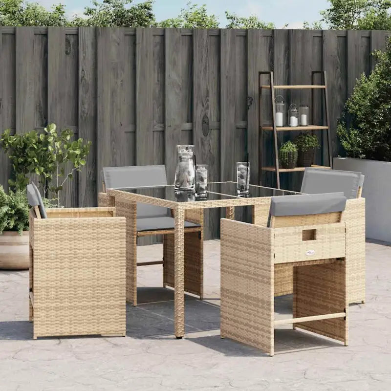 Tuinstoelen van poly rattan voor comfortabele zitervaring - Tuinstoelen
