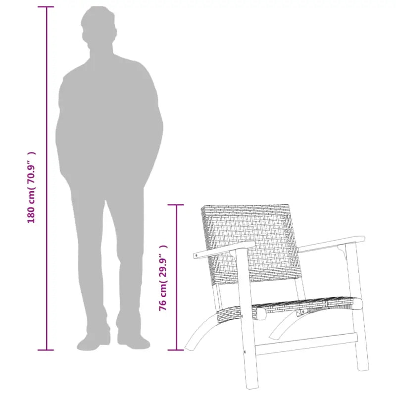 Tuinstoelen van poly rattan voor duurzame en comfortabele buitenruimte - Tuinsets