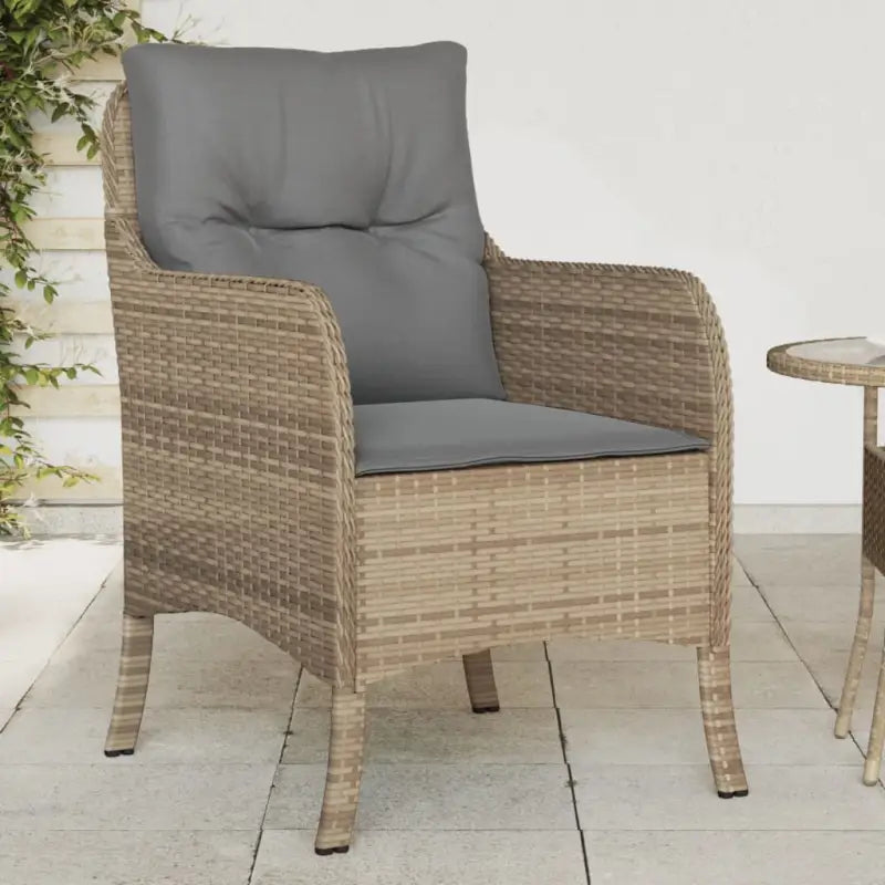 Tuinstoelen van poly rattan voor een comfortabele zitervaring - Gemengd beige / 2 / Dichtgeweven - Tuinstoelen