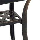 Tuintafel met afzonderlijke poten van gietaluminium voor binnen en buiten - Tuintafels