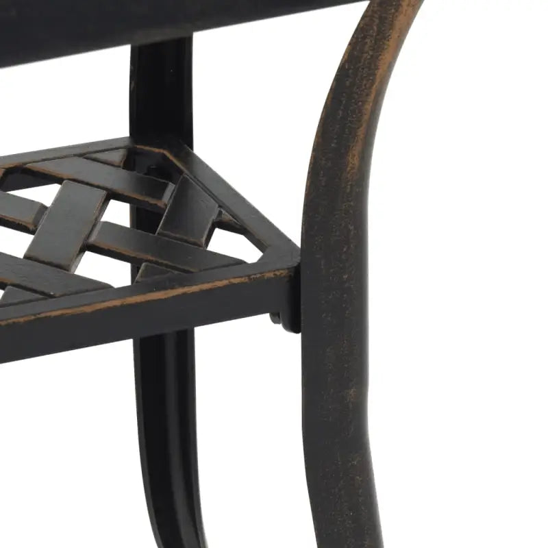 Tuintafel met afzonderlijke poten van gietaluminium voor binnen en buiten - Tuintafels