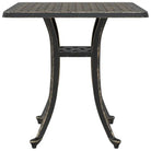 Tuintafel met afzonderlijke poten van gietaluminium voor binnen en buiten - Tuintafels