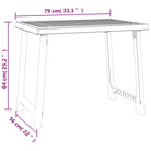 Tuintafel voor buiten en binnen van duurzaam polypropyleen - Tuintafels