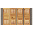 Tuintafels met houten blad en poly rattan voor buiten eenvoudiger schoonmaken - Tuintafels