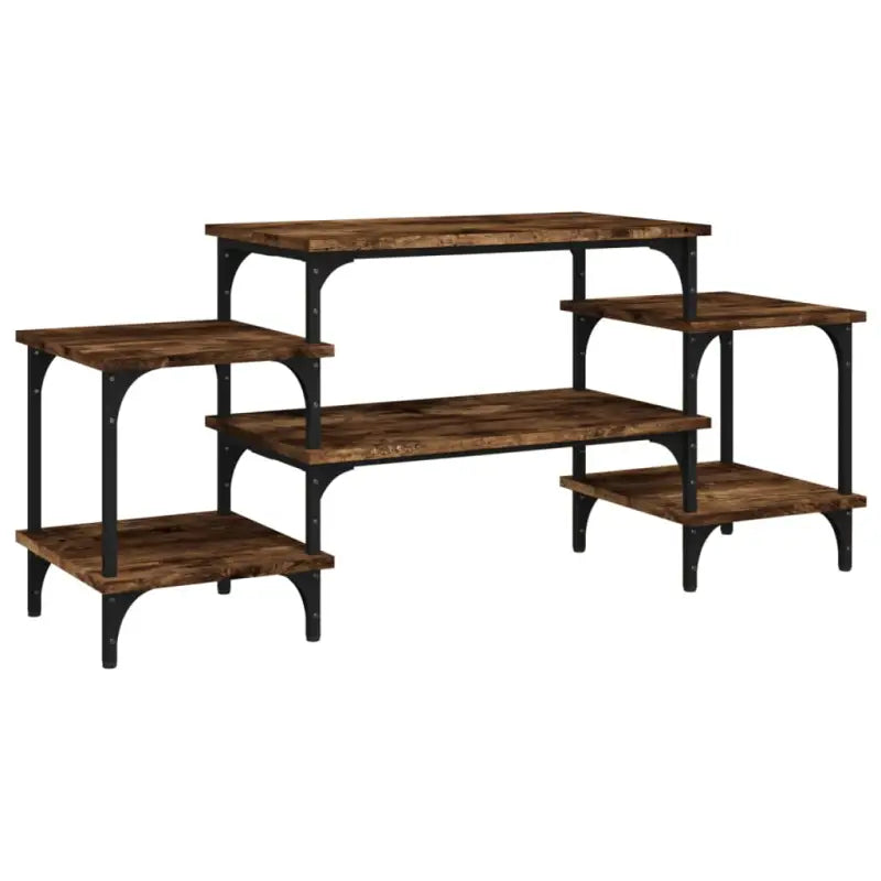 Tv-meubel met bewerkt hout en aanpasbare poten voor een stijlvolle kamer - Tv-meubels