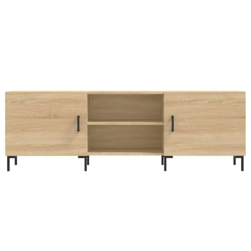 Tv-meubel van bewerkt hout met ijzeren poten voor een trendy uitstraling - Tv-meubels