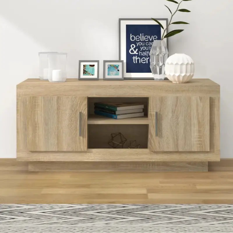 Tv-meubel van bewerkt hout met strak en trendy design - Tv-meubels
