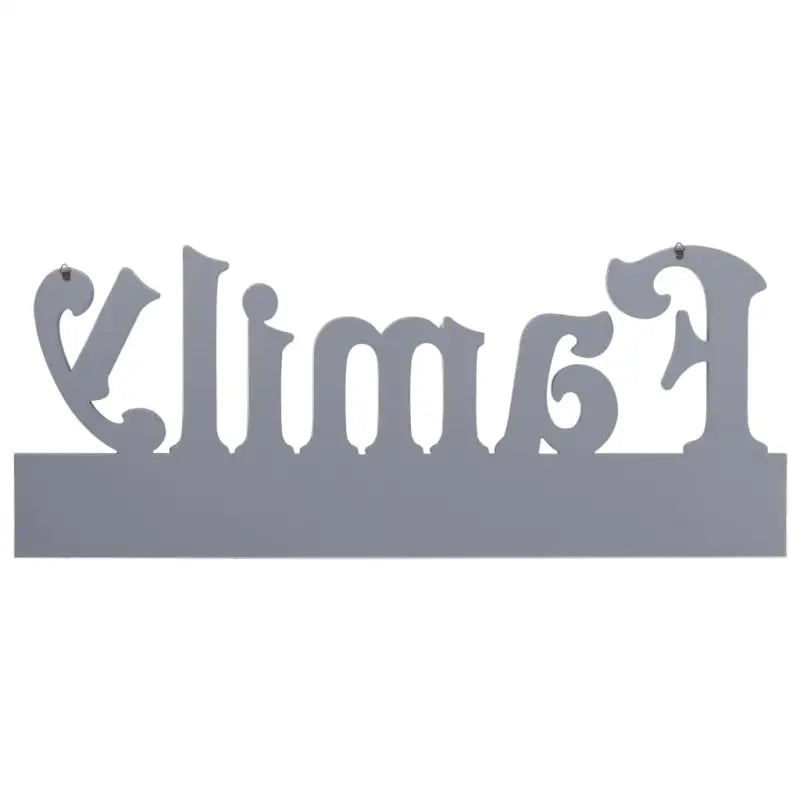 Unieke wandkapstok met koperhaken en Family uitsparing - Kapstokken