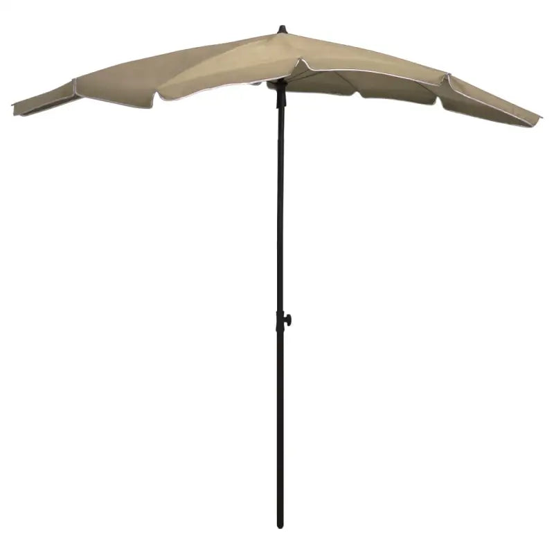 UV-beschermende parasol van polyester voor schaduw en bescherming - Taupe / 1 - Parasols en zonneschermen