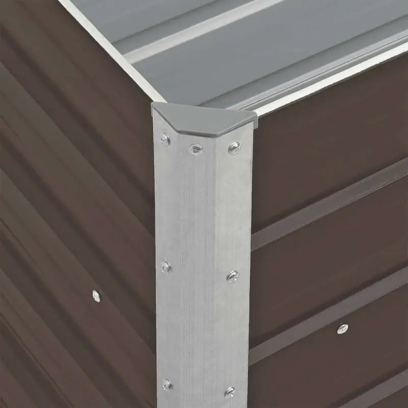 Verhoogde gegalvaniseerd staal plantenbak voor tuin en balkon decoratie - Bloempotten & plantenbakken