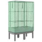 Verhoogde plantenbak met kasdek voor veel groeiruimte - Bloempotten & plantenbakken