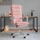 Verstelbare bureaustoel met totale afmetingen en elegant design - Roze / 1 - Bureaustoelen