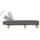 Verstelbare chaise longue met compacte totale afmetingen voor kleine ruimtes - Chaises longues