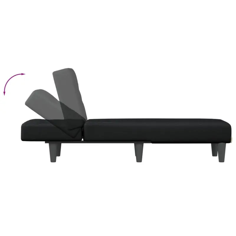 Verstelbare chaise longue met compacte totale afmetingen voor kleine ontspanningshoekjes - Chaises longues