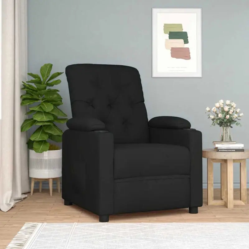 Verstelbare fauteuil for ultiem ontspanning en comfort - Zwart / 1 - Fauteuils & Relaxfauteuils