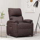 Verstelbare fauteuil voor comfortabel relaxen en loungen - Donkerbruin / 1 - Fauteuils & Relaxfauteuils