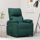 Verstelbare fauteuil voor comfortabel relaxen en loungen - Donkergroen / 1 - Fauteuils & Relaxfauteuils