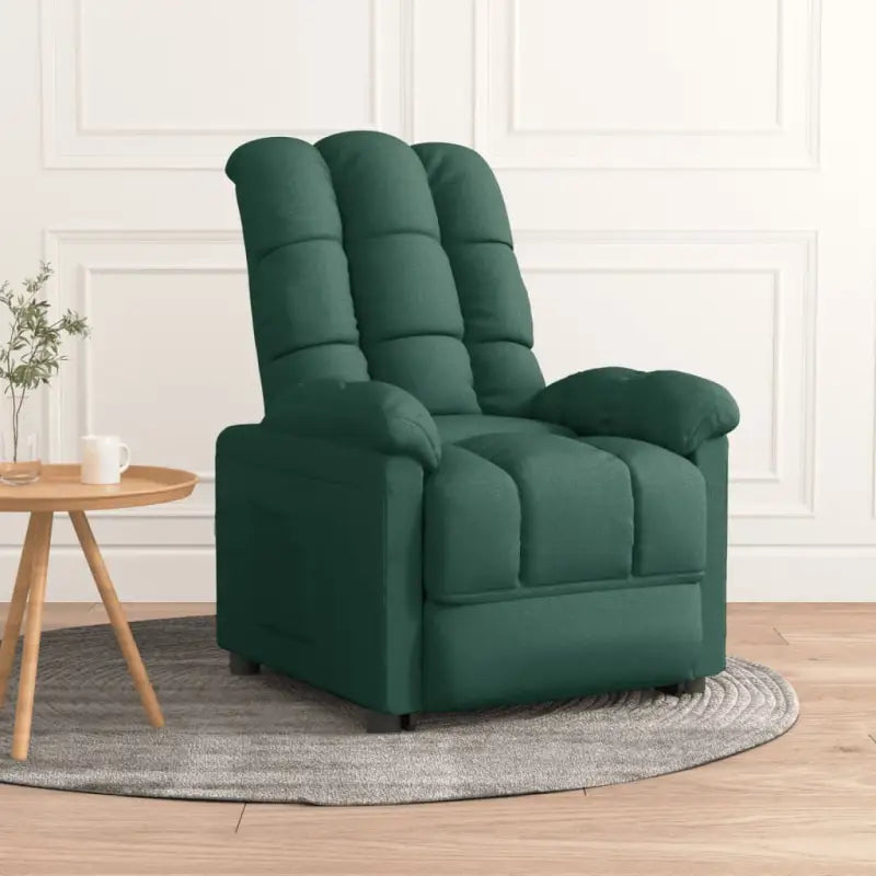 Verstelbare fauteuil voor ontspannen zitplezier en comfort - Donkergroen / 1 - Fauteuils & Relaxfauteuils