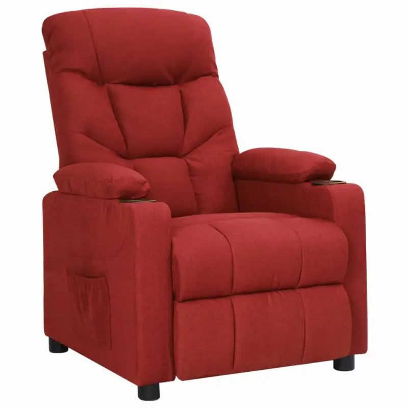 Verstelbare fauteuil voor ultiem comfort en ontspanning - Wijnrood / 1 - Fauteuils & Relaxfauteuils