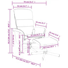 Verstelbare massagestoel met 6 massagepunten en meerdere programma’s - Fauteuils & Relaxfauteuils