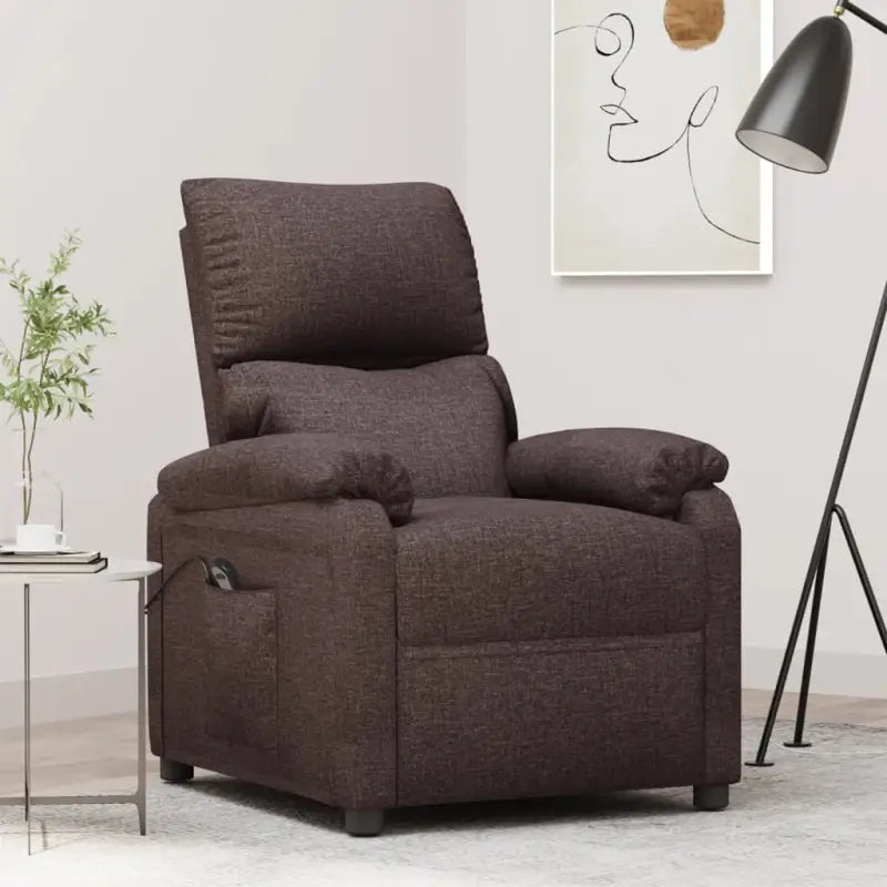 Verstelbare stoel voor ultiem comfort en ontspanning - Donkerbruin / 1 - Fauteuils & Relaxfauteuils