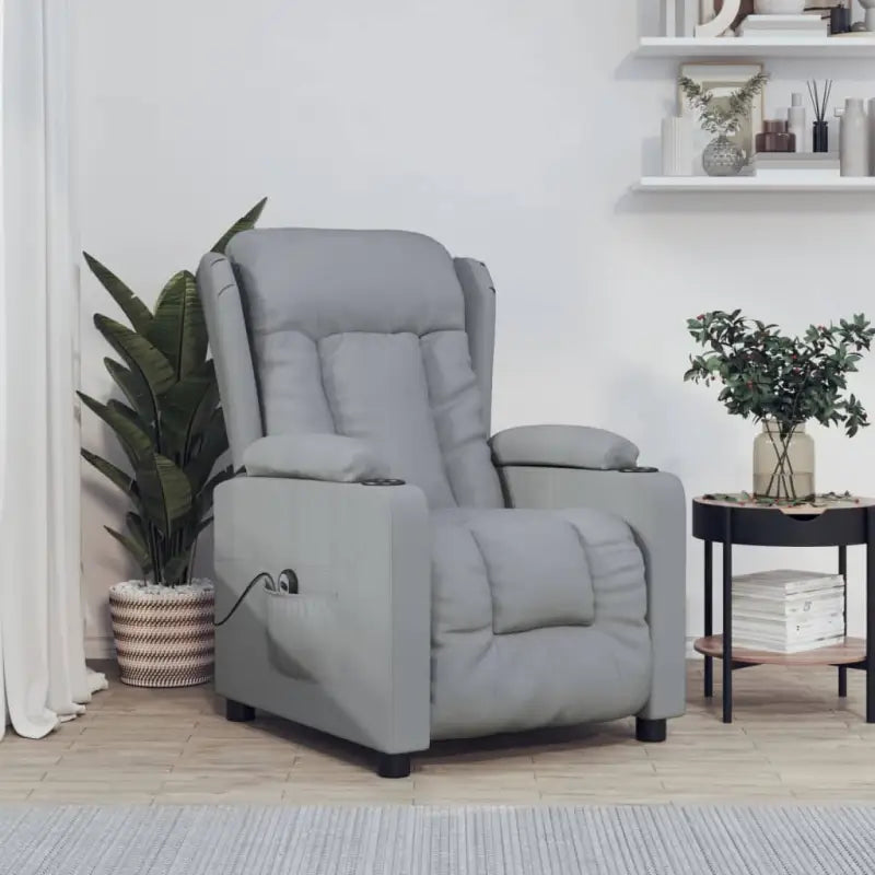 Verstelbare stoel voor ultiem comfort en ontspanning - Lichtgrijs / 1 - Fauteuils & Relaxfauteuils