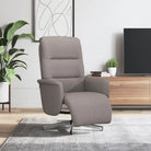Verstelbare stoel voor ultiem ontspanning en comfort na een drukke dag - Taupe / 1 - Fauteuils & Relaxfauteuils