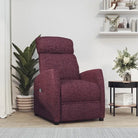 Verstelbare stoel voor ultiem zitcomfort en ontspanning - Paars / 1 - Fauteuils & Relaxfauteuils