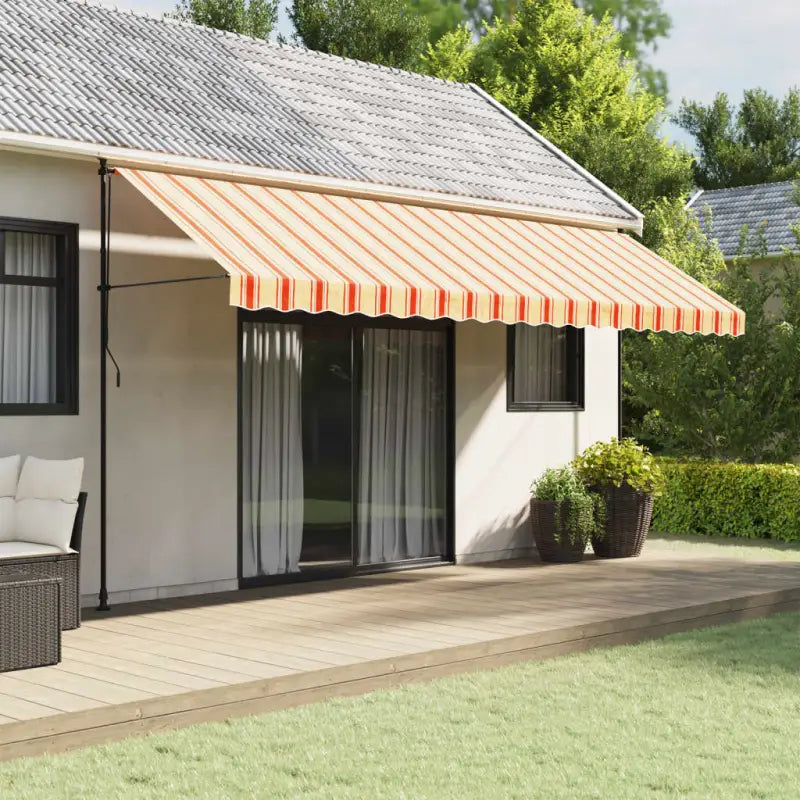 Vervangingsdoek voor Luifelrok voor een Frisse uitstraling - geel en oranje / 5 m / 1 - Zonwering