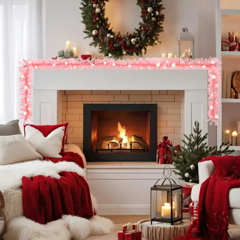 VidaXL kerstslinger met LED-verlichting voor betoverende kerstdecoratie - Kerstverlichting