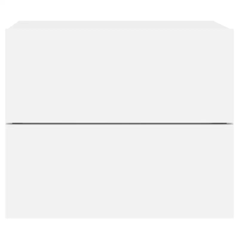 Wandgemonteerde nachtkastjes van bewerkt hout met LED-verlichting - Nachtkastjes