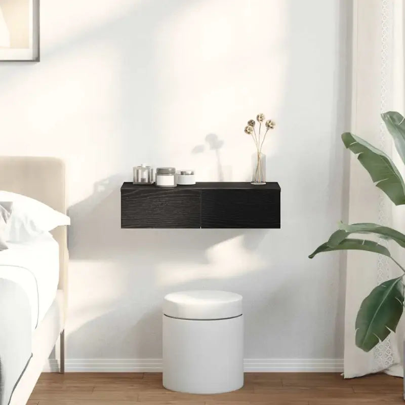 Wandplank met lades van bewerkt hout voor een praktische inrichting - Wandplanken