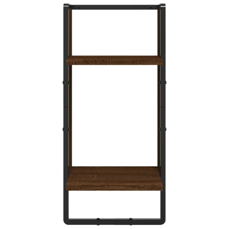 Wandplanken van bewerkt hout voor een stijlvolle en praktische muuropslag - bruin eikenkleur / 6 / 1 - Wandplanken