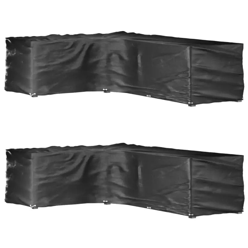 Waterbestendige tuinmeubelhoezen voor rattan sets - 220 x 285 x 80 cm / 2 - Tuinmeubelhoezen